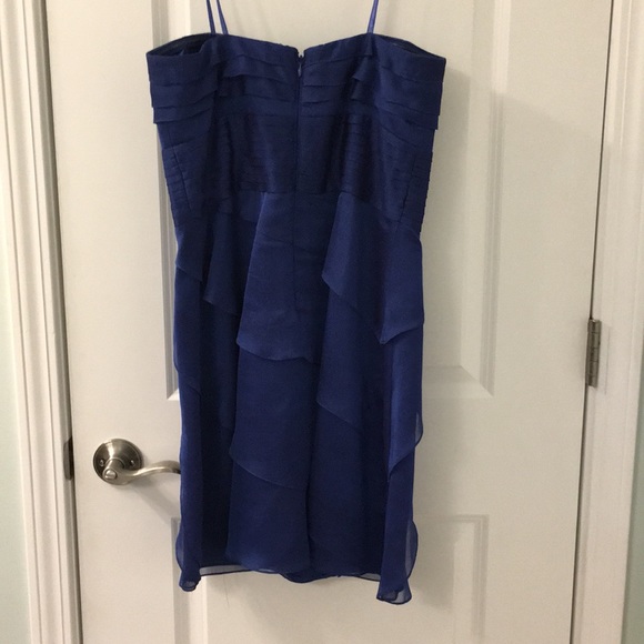Cache strapless royal blue dress - Picture 3 of 4